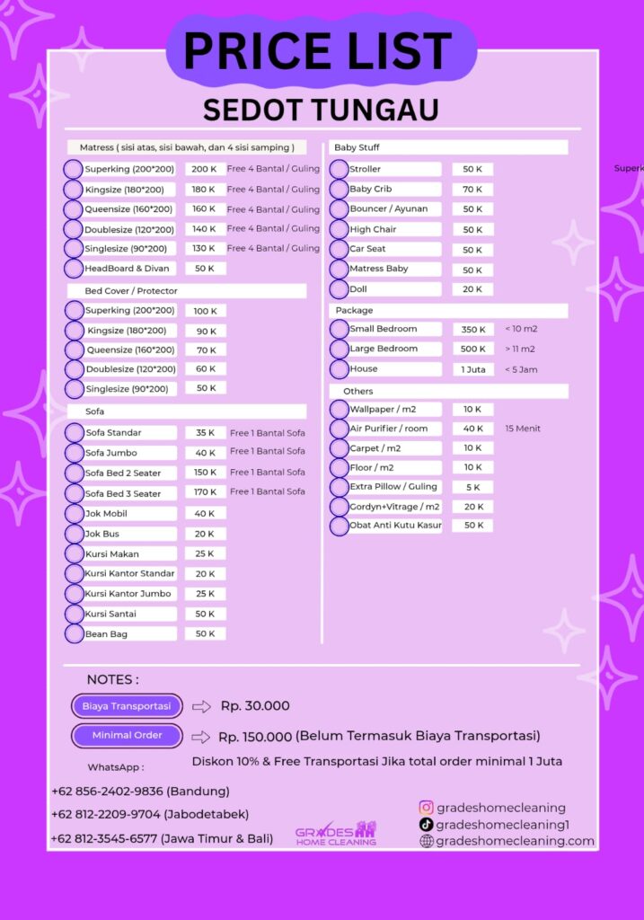 biaya jasa sedot tungau