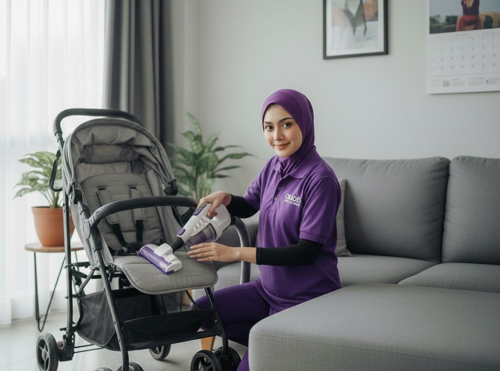 cuci stroller depok