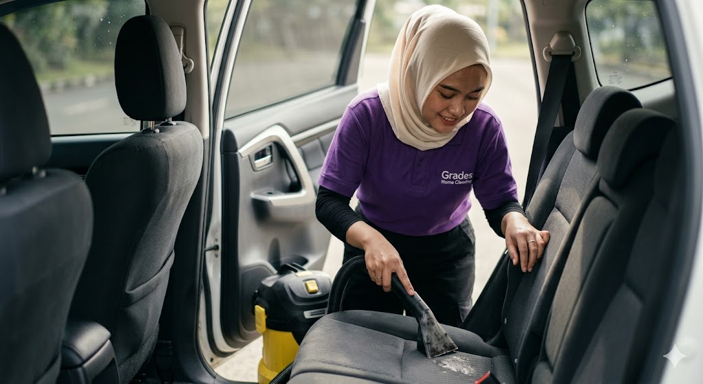 cuci jok mobil Bali